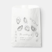 ハンドドロードシャンパン&カキスターロースト結婚式の引き出物 フェイバーバッグ (正面)