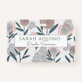 ハンドドロードダスティバラフローラドゥラ バッジ