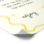 ハンドドロードメインスクイズミモザバー ポスター (角)