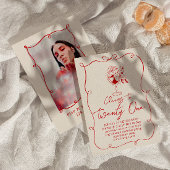 ハンドドローボウ21stボーフォトバースデーパーティー 招待状