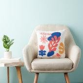 ハンドドローマティス装飾用クッション クッション (椅子)