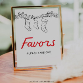 ハンドドローメリード小さな赤ちゃんシャワー好意サイン