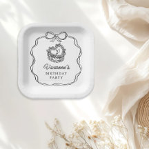 ハンドドローモダンドブラックボーガール誕生日