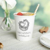 ハンドドローモダンドブラックボーガール誕生日