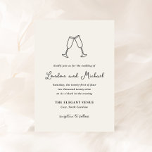 ハンドドローモダンド結婚フート