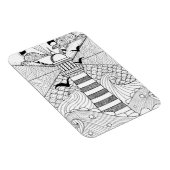 ハンドドローライトハウスドードル マグネット (右側)