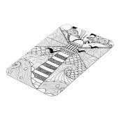 ハンドドローライトハウスドードル マグネット (左側)