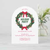 ハンドドローリースホリデークリスマスパーティーARCH 招待状 (スタンド正面)