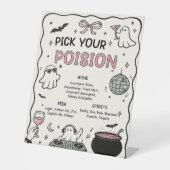 ハンドドローンハロウィンバーサイン 台座サイン (正面)