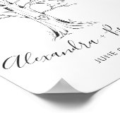 ハンドドローンフォトツリーブック ポスター (角)