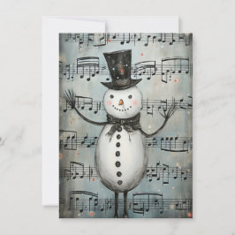 ハンドドローンユニーククリスマスカード シーズンカード