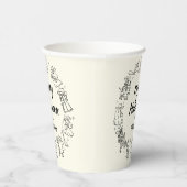 ハンドドロー予測できなドドードルカウボーイハッピーハローウィン 紙コップ (右)