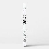 ハンドドロー付きハロウィーンアイコンのシームレスなパターン Case-Mate iPhoneケース (裏面 / 左)
