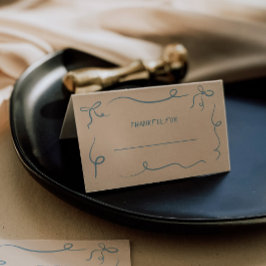 ハンドドロー感謝祭ディナー座席表 プレイスカード