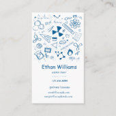 ハンドドロー教えドの要素科学講師 名刺 (正面)