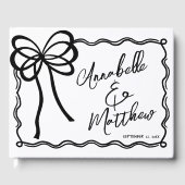 ハンドドロー白黒ボー結婚ズ ゲストブック (正面)