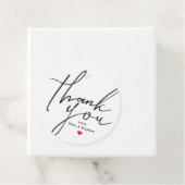 ハンドドロー白黒結婚ズ・サンキュー フェイバータグ (インサイチュ)