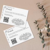 ハンドドロー結婚ドズベニューマンションイラストレーションRSVP