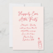 ハンドドロー赤面&レッドエンジェリーエブアフターパーティー 招待状 (正面)