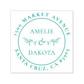 ハンドドロー離れドウェディング差出人住所 セルフインキングスタンプ (デザイン)