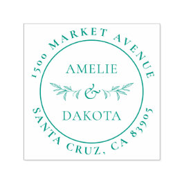 ハンドドロー離れドウェディング差出人住所 セルフインキングスタンプ