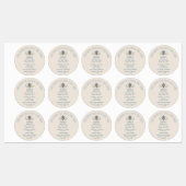 ハンドドロー養蜂家養蜂会フローラコテージ会社 ラベル (シート)