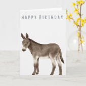 ハンドド図解入りの、写真付きのンキーハッピーバースデー カード (黄色い花)