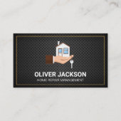 ハンドハウス |穴あきメッシュ名刺 名刺 (正面)