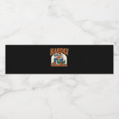 ハンドハートスケルトン不気味ボーンガールズティーン ペットボトルラベル (シングルラベル)