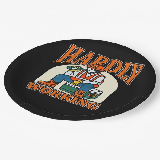 ハンドハートスケルトン不気味ボーンガールズティーン ペーパープレート (アングル)