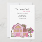 ハンドハ絵を描ウスの移動発表 案内状 (正面)