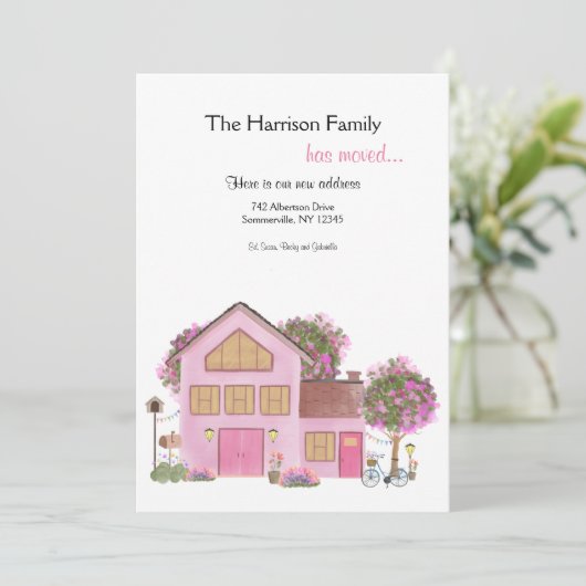 ハンドハ絵を描ウスの移動発表 案内状 (スタンド正面)