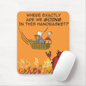 ハンドバスケットマウスパッドで地獄へ マウスパッド (マウス)