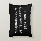 ハンドバスケットミームで地獄へ アクセントクッション (正面(垂直))