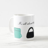 ハンドバスタイリッシュッグ3 コーヒーマグカップ (正面左)