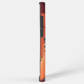 ハンドバックカバーに携帯電話を持つ人 SAMSUNG GALAXYケース (右側面)