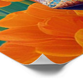 ハンドバッグとスカーフの美しい女の子 ポスター (角)