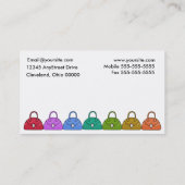 ハンドバッグの名刺 名刺 (裏面)