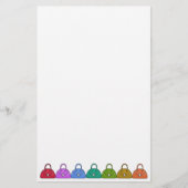 ハンドバッグの文房具 便箋 (正面)