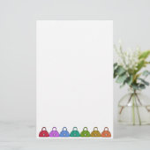 ハンドバッグの文房具 便箋 (スタンド正面)