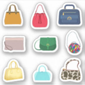 ハンドバッグステッカー シール (正面)