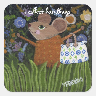 ハンドバッグラバーシール スクエアシール