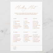 ハンドバッグ狩りエレガントホワイトブライダルシャワーゲーム (正面)