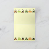 ハンドバッグ ノートカード (内部)