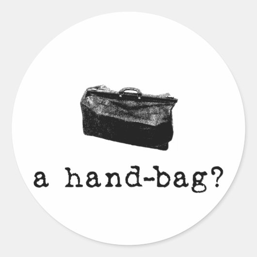 ハンドバッグ? ラウンドシール (正面)