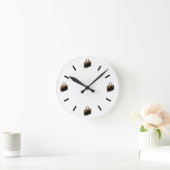 ハンドバッグ ラウンド壁時計 (ホーム)