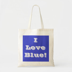 ハンドバッグI Love Blue トートバッグ