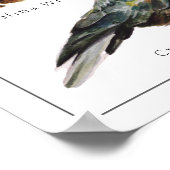 ハンドバ絵を描イズプリント ポスター (角)