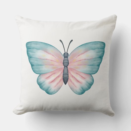 ハンドバ絵を描イチョウプリント クッション (正面)