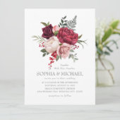 ハンドバ絵を描ルガンディバラフローラシルバースクリプト 招待状 (スタンド正面)